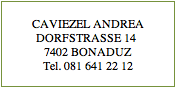 Andrea Caviezel, Bonaduz